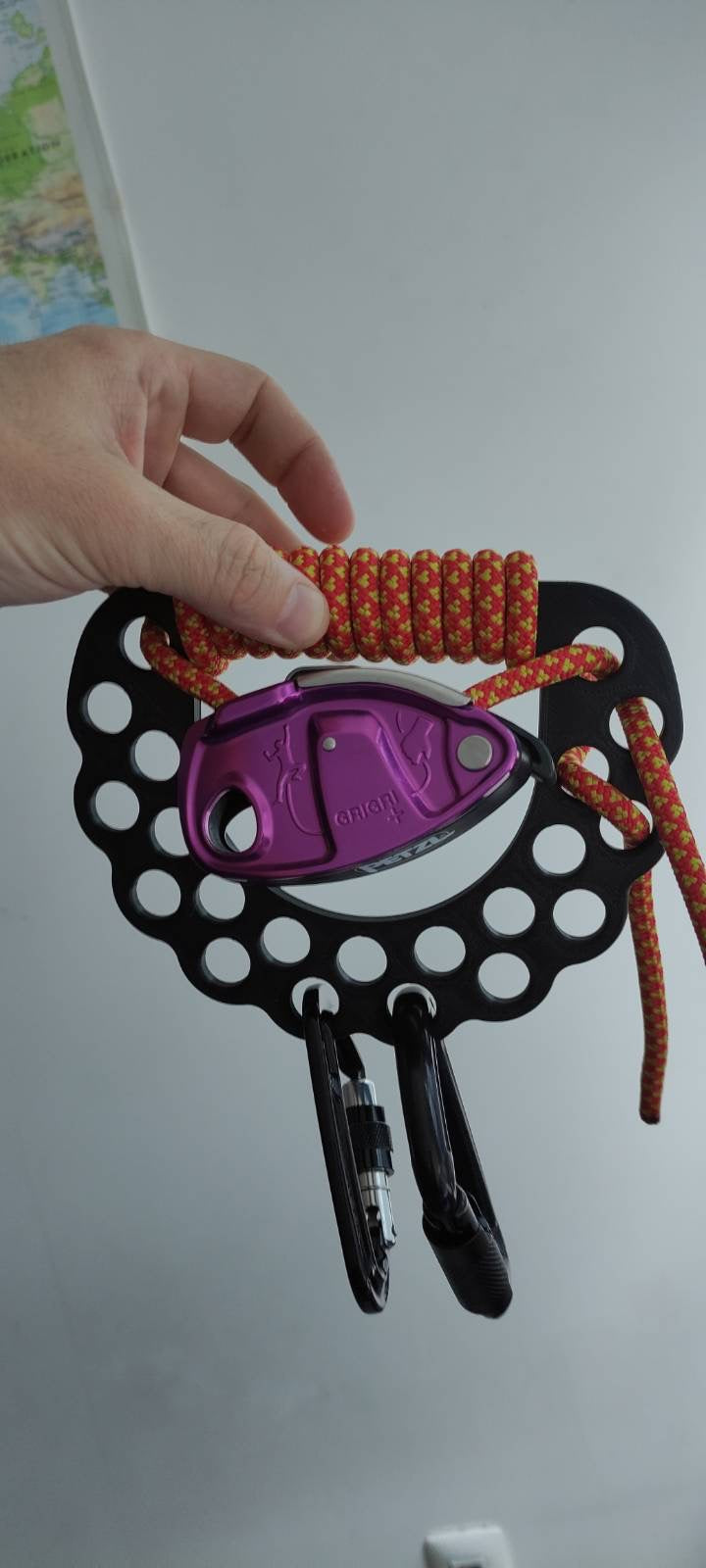 3D-Printable Lightweight Climbing Gear Organizer.