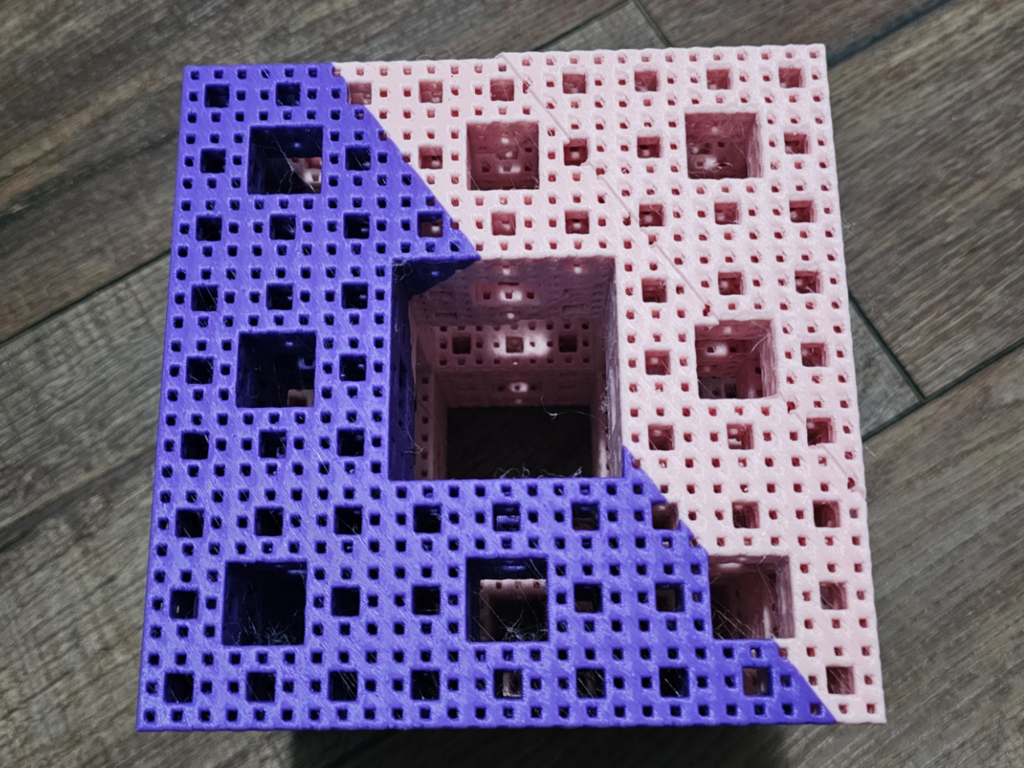 High resolution LVL 4 Menger Sponge
