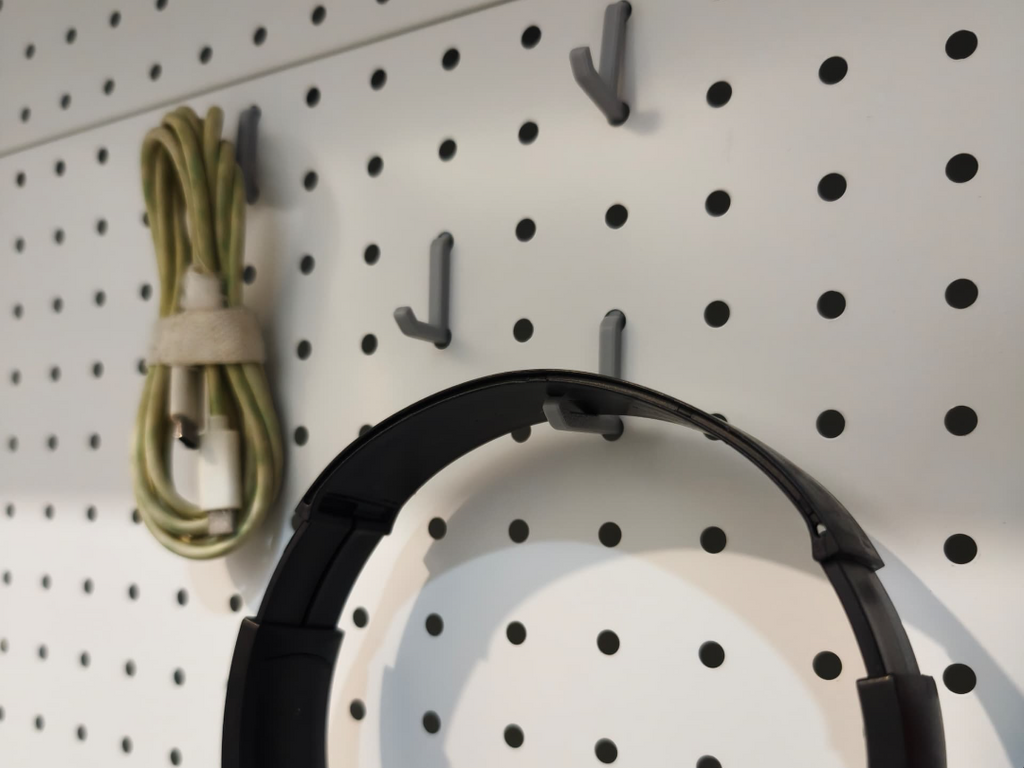 Thin Pegboard hook