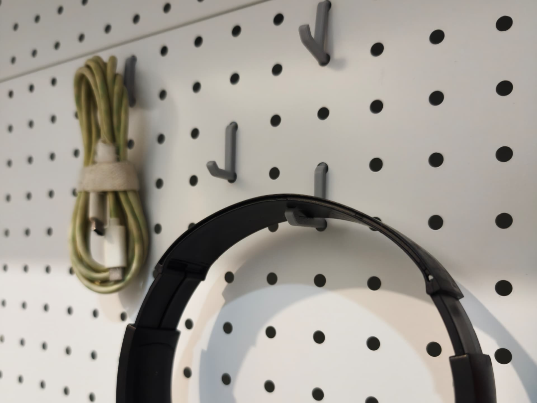 Thin Pegboard hook