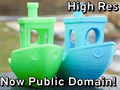 Original Public Domain 3D Benchy (High Resolution)