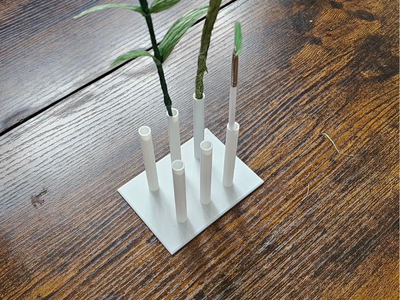 Multi-Tube Organizer for Crafting and Storage