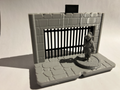 Portcullis 2x1 Section for Gridfinity Dungeon Kit