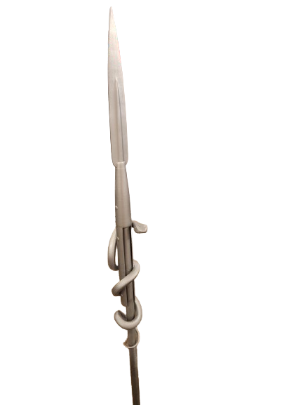 Spear with Coiled Snake