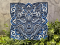 Customizable Layered Mandala Wolf