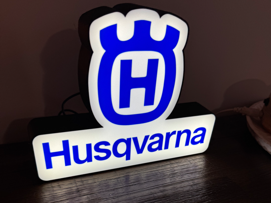 Husqvarna Logo - Light up Sign