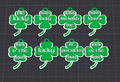 8 assorted st patrick's day keychains / necklace charm pack 2 (free for commercial use)
