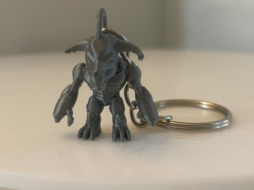 Sin icon DOOM keychain