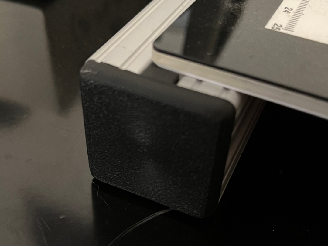 Extrusion T-Slotted End Cap 1.5in x 1.5in