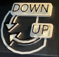 up & down sign