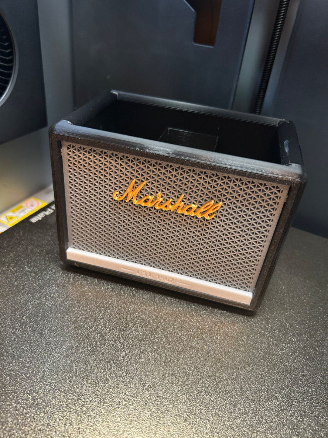 Marshall pencil holder, desk organizer, wide