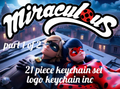 miraculous 21 piece set keychain 1 of 2