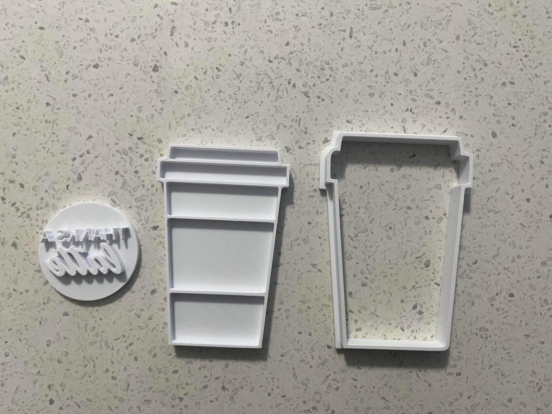 Coffee Cookie cutter and stamp