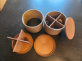 Bambu cardboard spool core bin