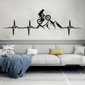 cyclist - mountains - heartbeat