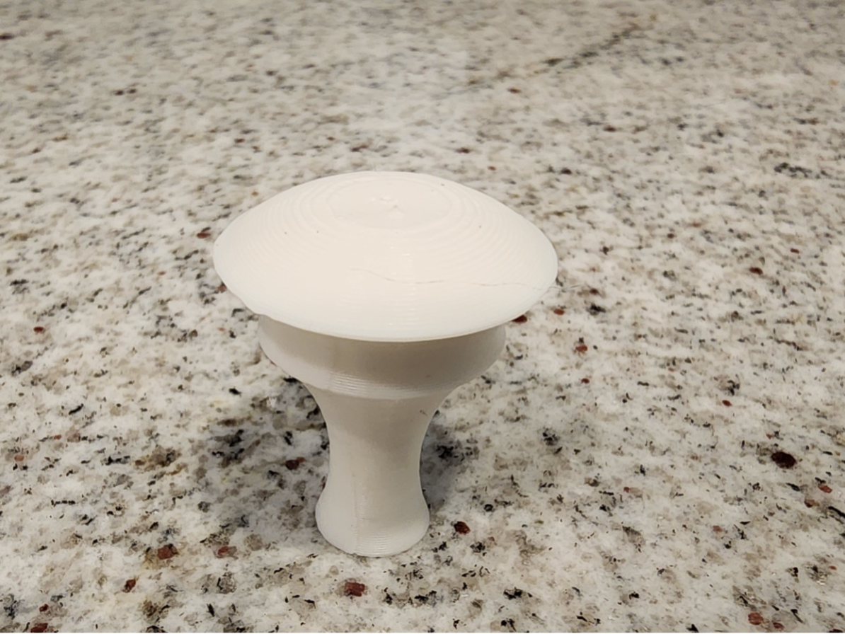 Simple dresser, cabinet or desk knob