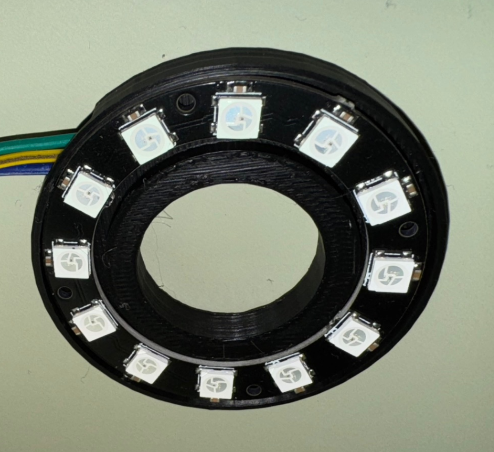 12 LED ring mount
