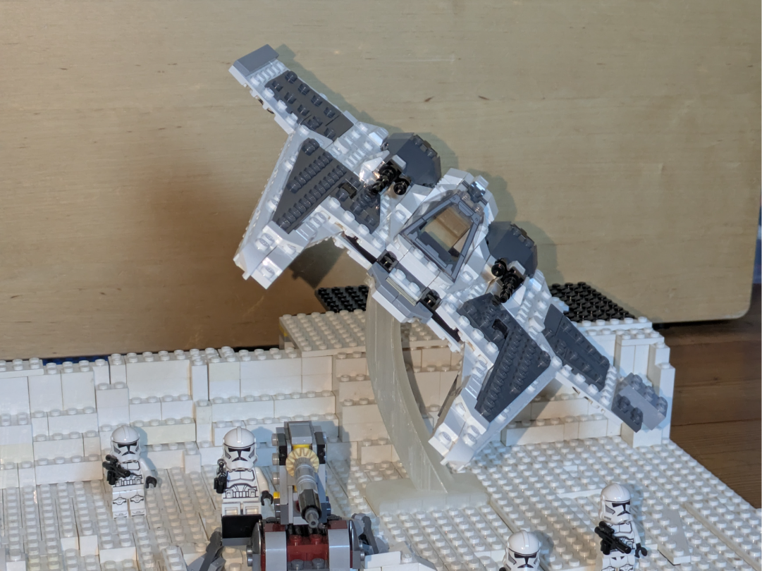 starwars brick spaceship stand for build Plates