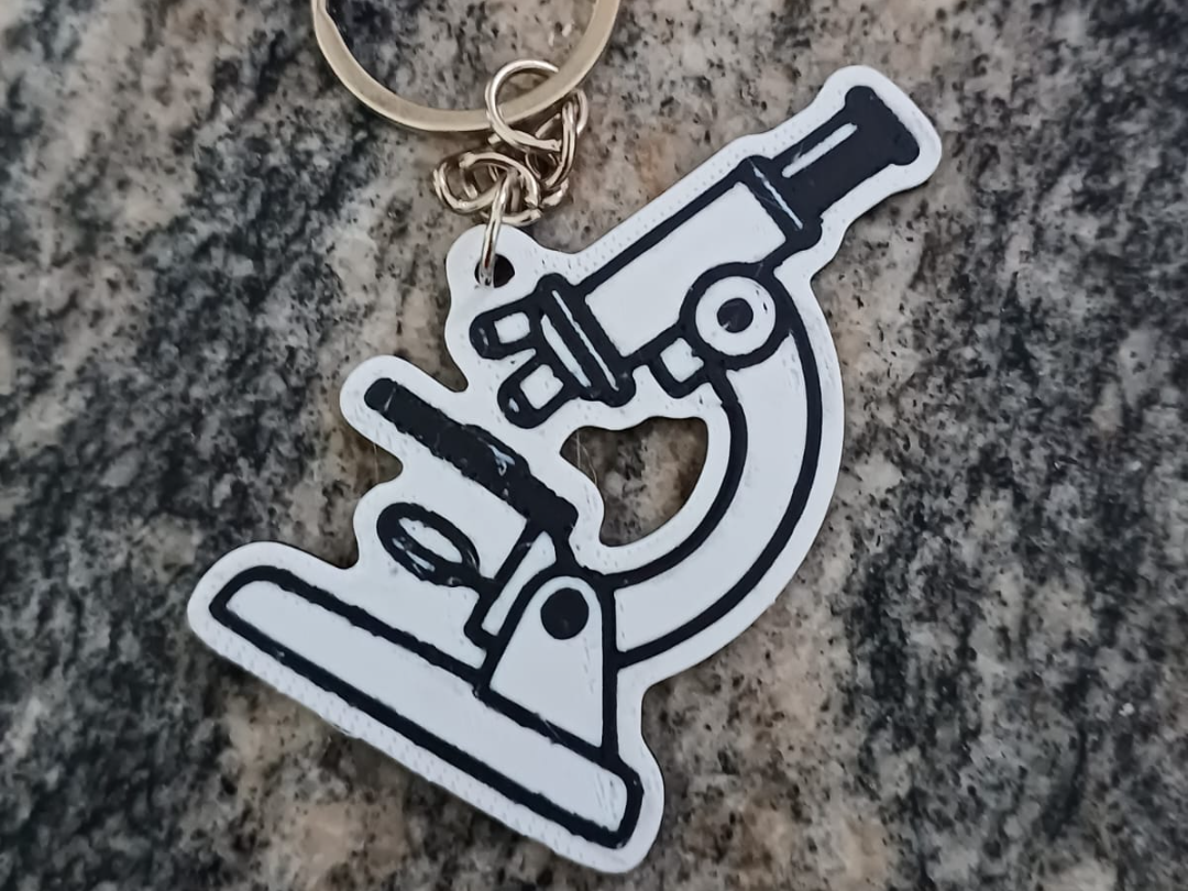 Chaveiro Microscópio
