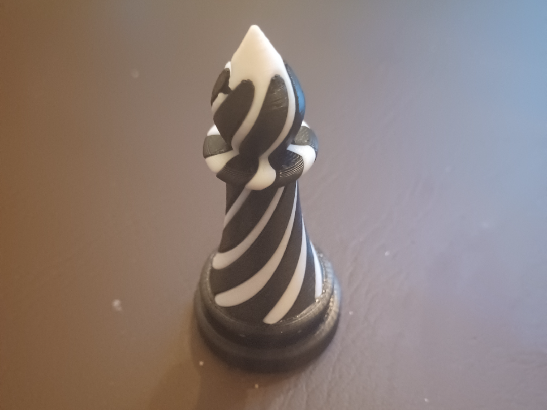 Spiral Passthrough Chess Bishop