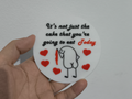 Gift Coaster Love - Custom Text
