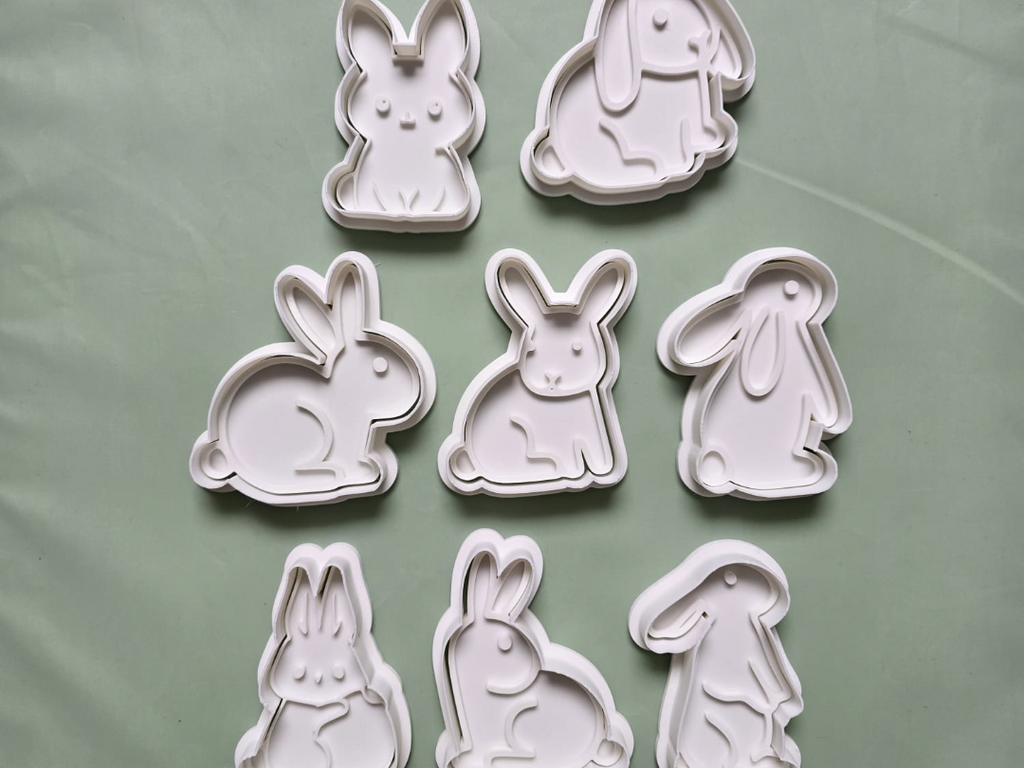 Cute Easter Bunny Rabbit Cookie Cutter Playdoh