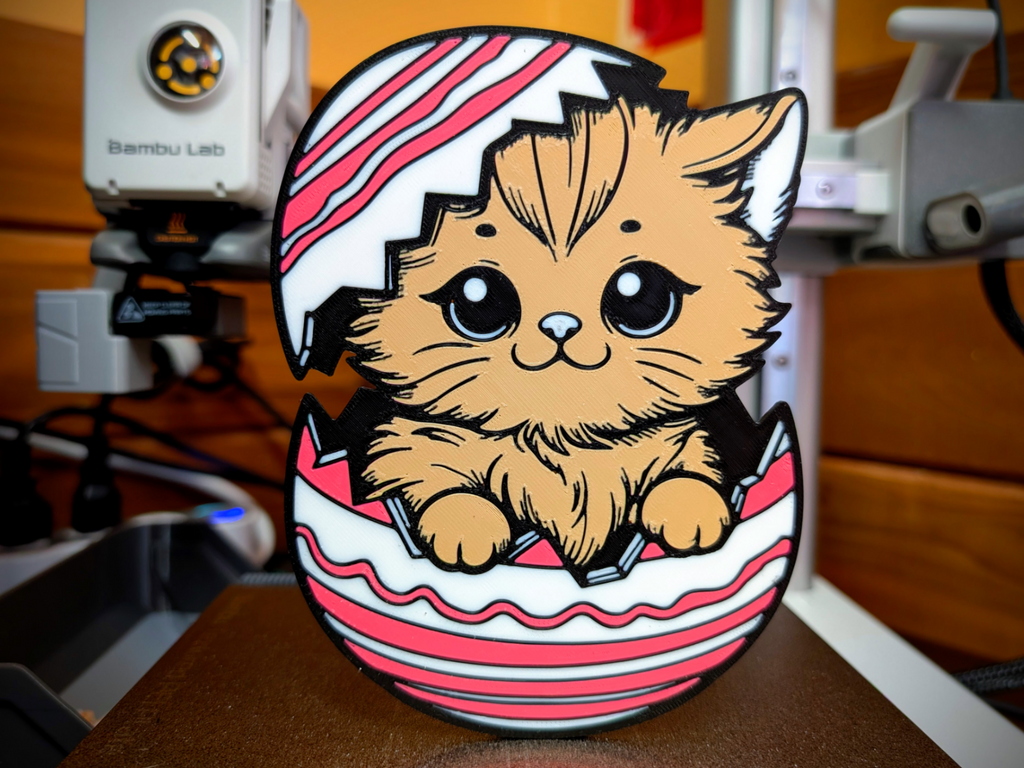 Easter Egg Cat