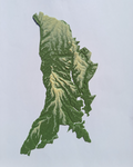 Terrain Map - Colored - Moldova - No AMS Nedded