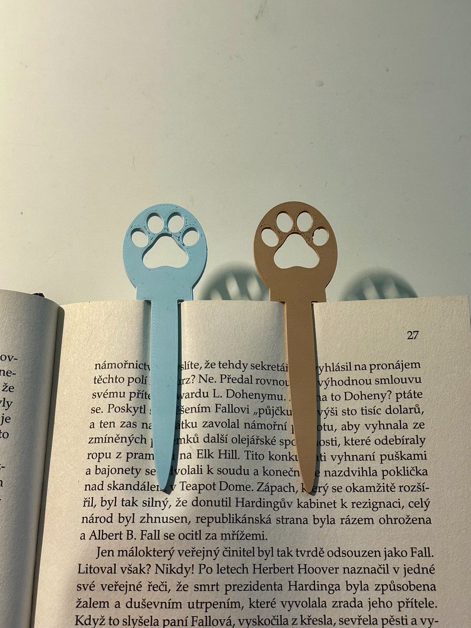 Dog paw Bookmark