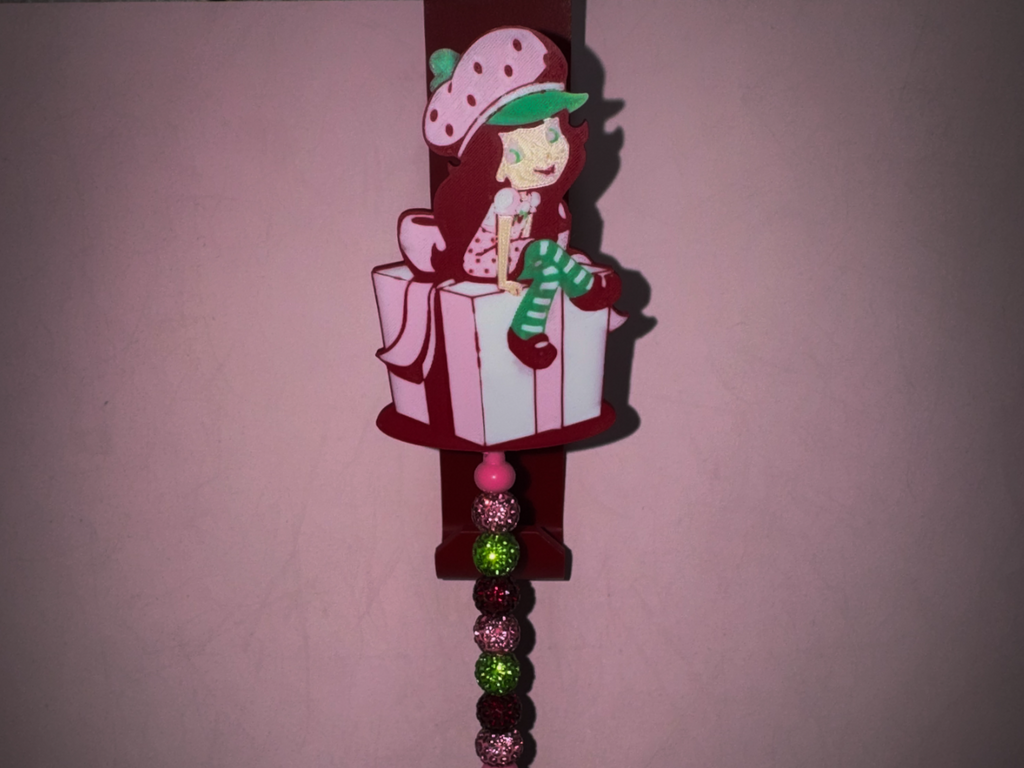 Badge Reel Cover (Strawberry Shortcake)