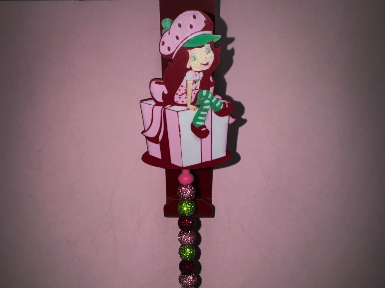 Badge Reel Cover (Strawberry Shortcake)