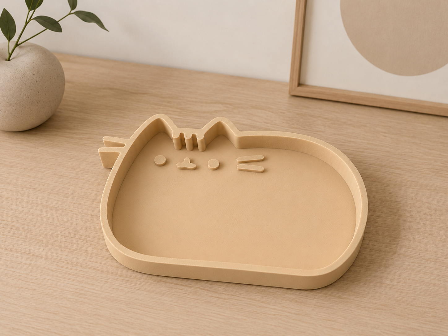 Kawaii Cat Tray for Keys and Jewelry