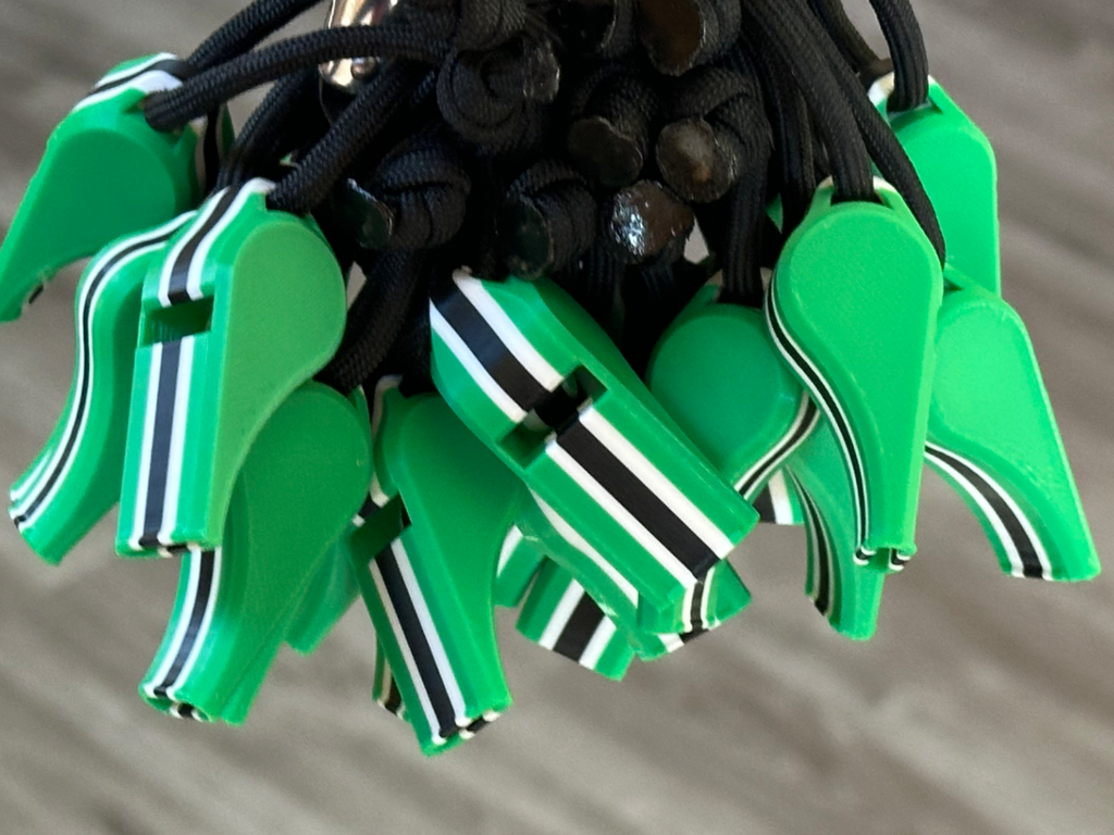 3 Color Classic Referee Whistle