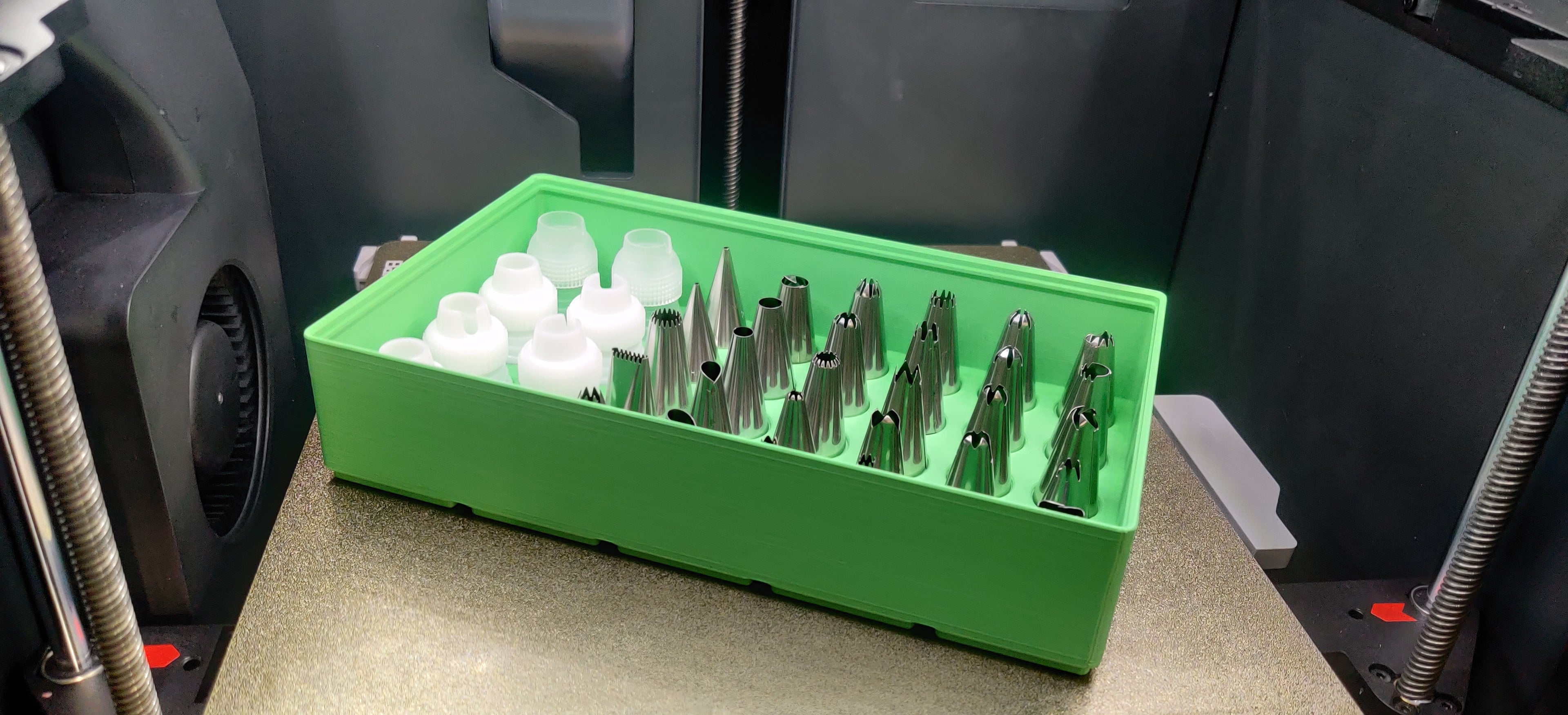 Gridfinity baking piping tips storage