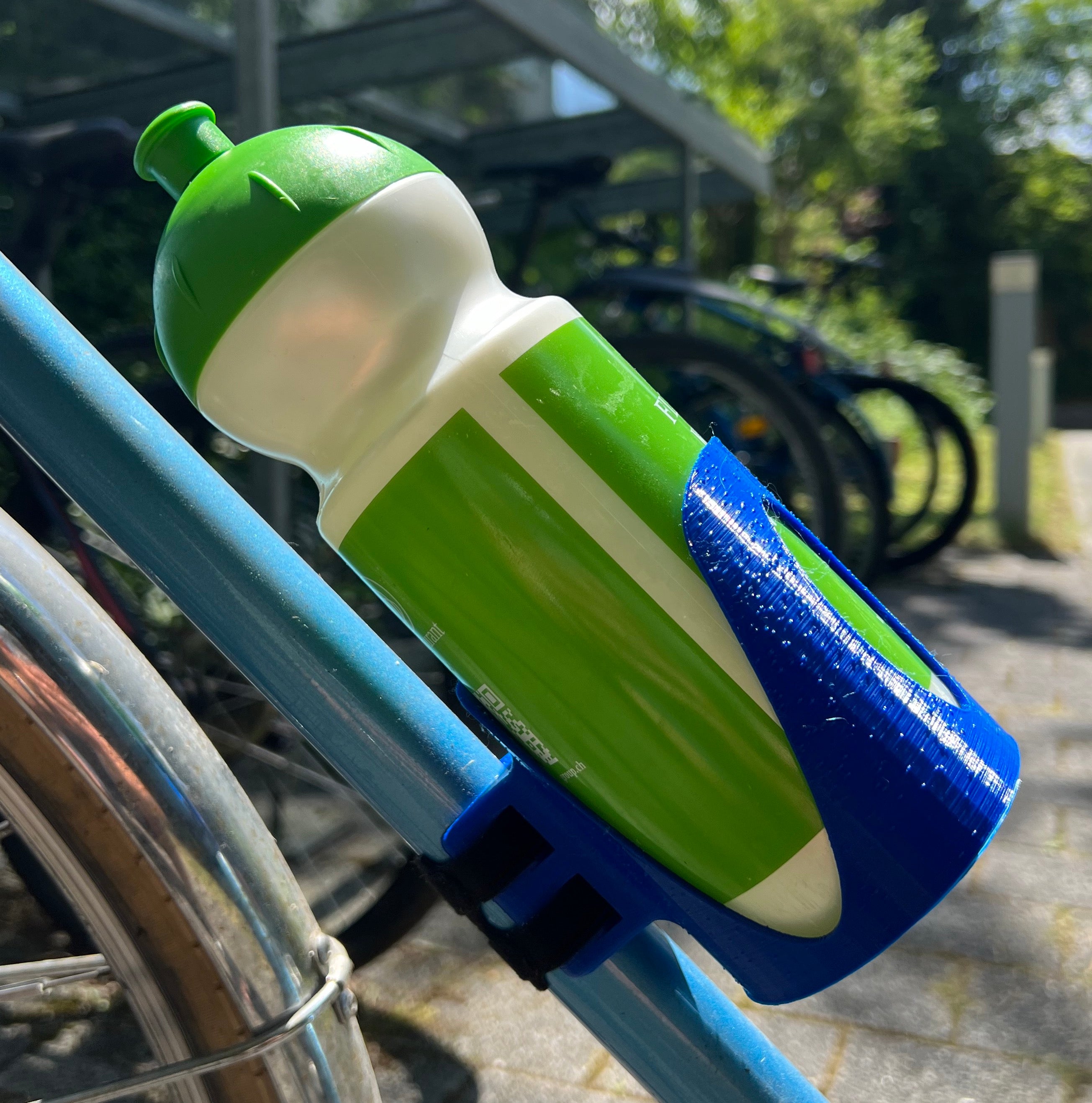 Bike Bottle Holder (Reusable Zipties)