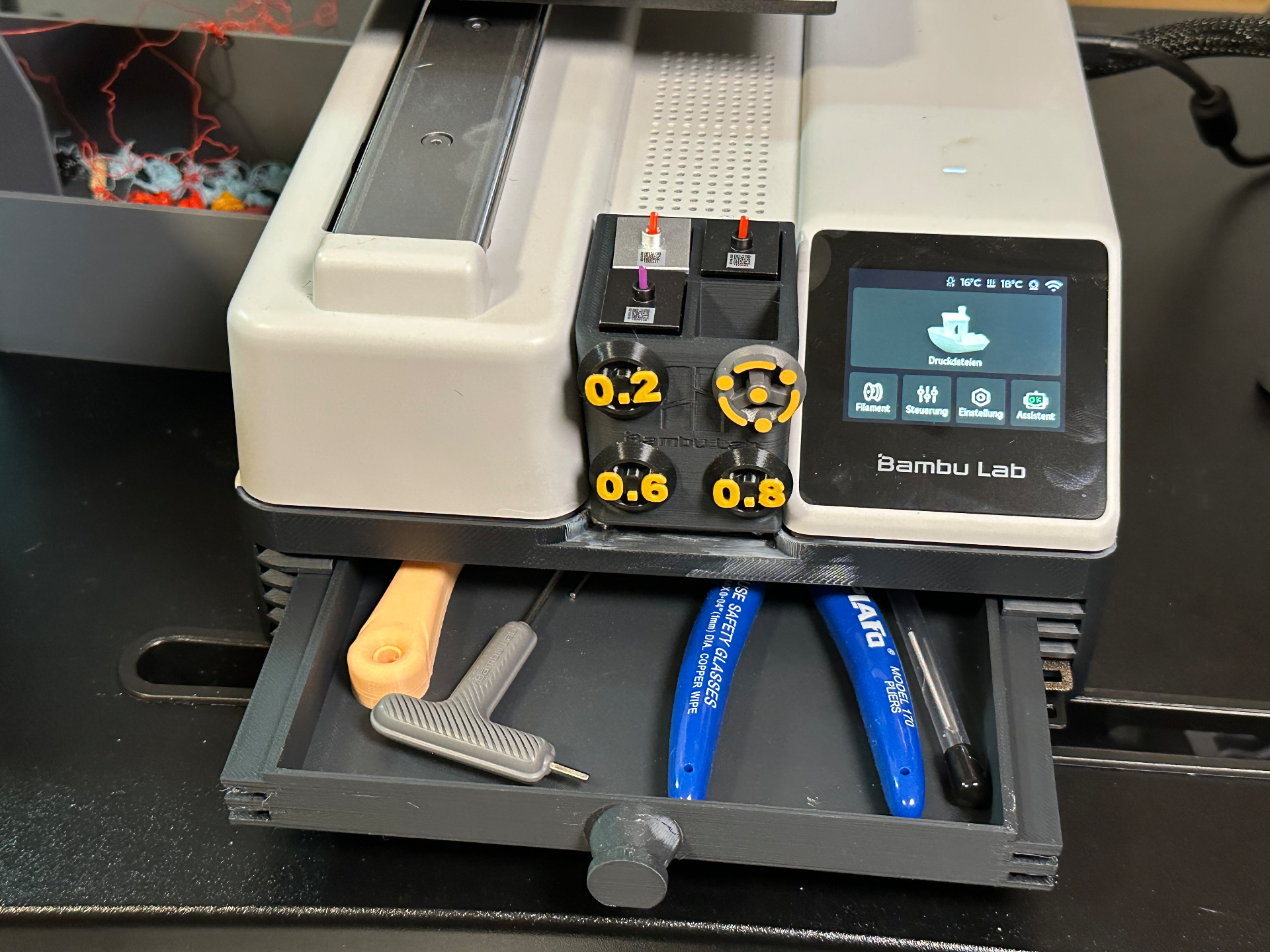 Bambu Lab A1 Mini: Extra Drawer for the Printer Stand