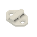 Dual slot cable tie anchor