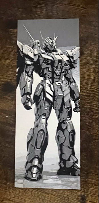 Fan Art of Mecha from Mobile Suit Gundam Bookmark