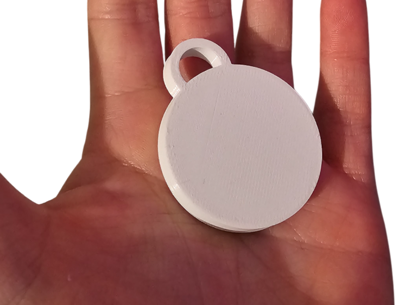 Blank NFC tag keyring for uv printing and stickers