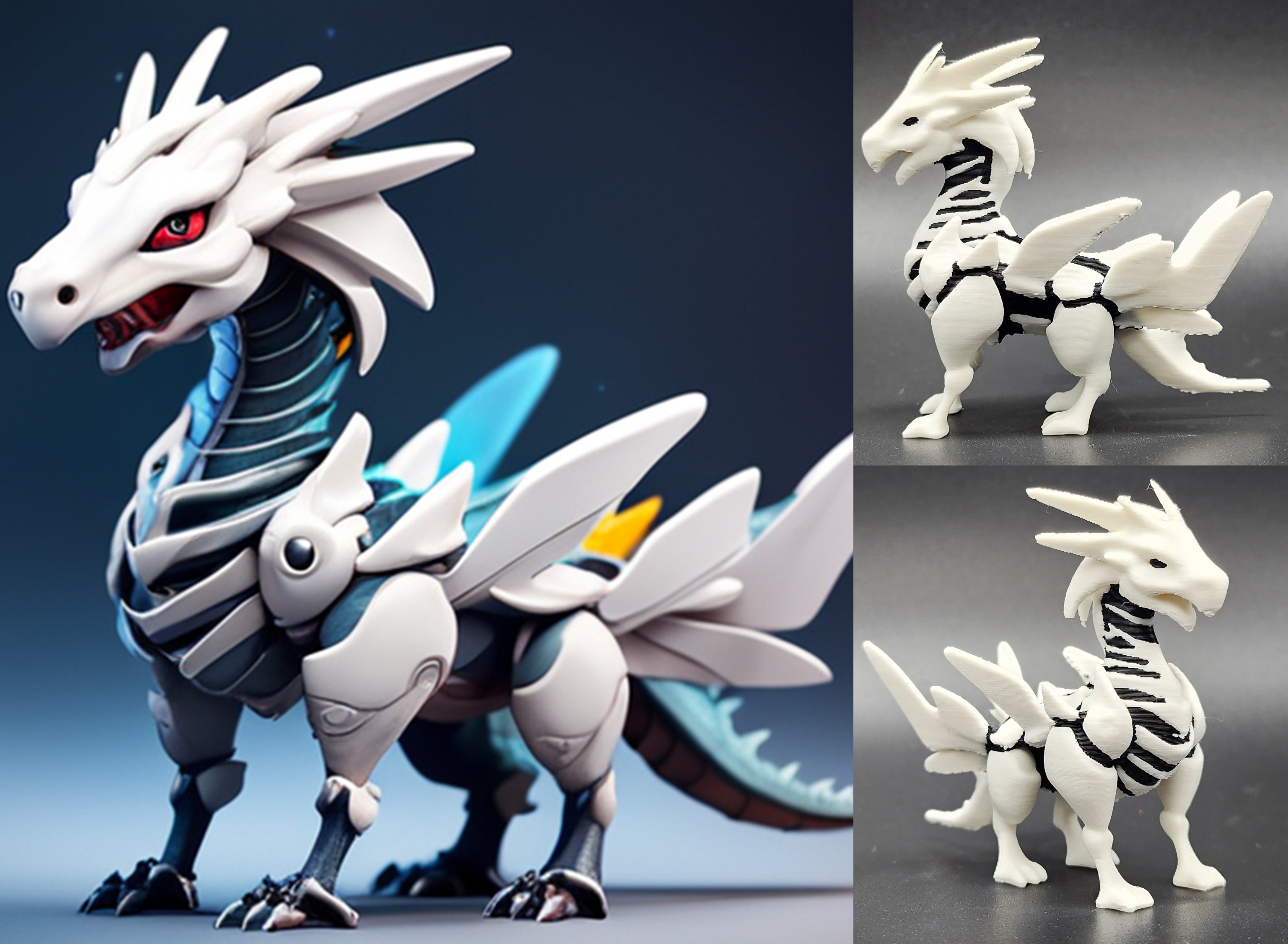 Skeletal Dragon - AI Generated