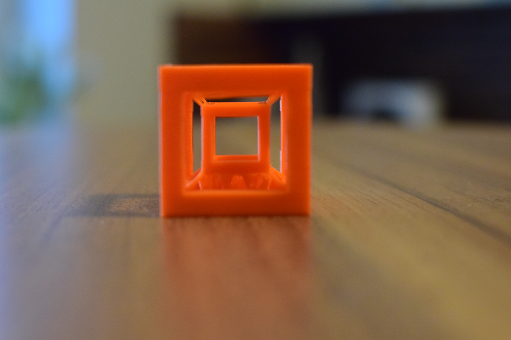 Cube calibration test.