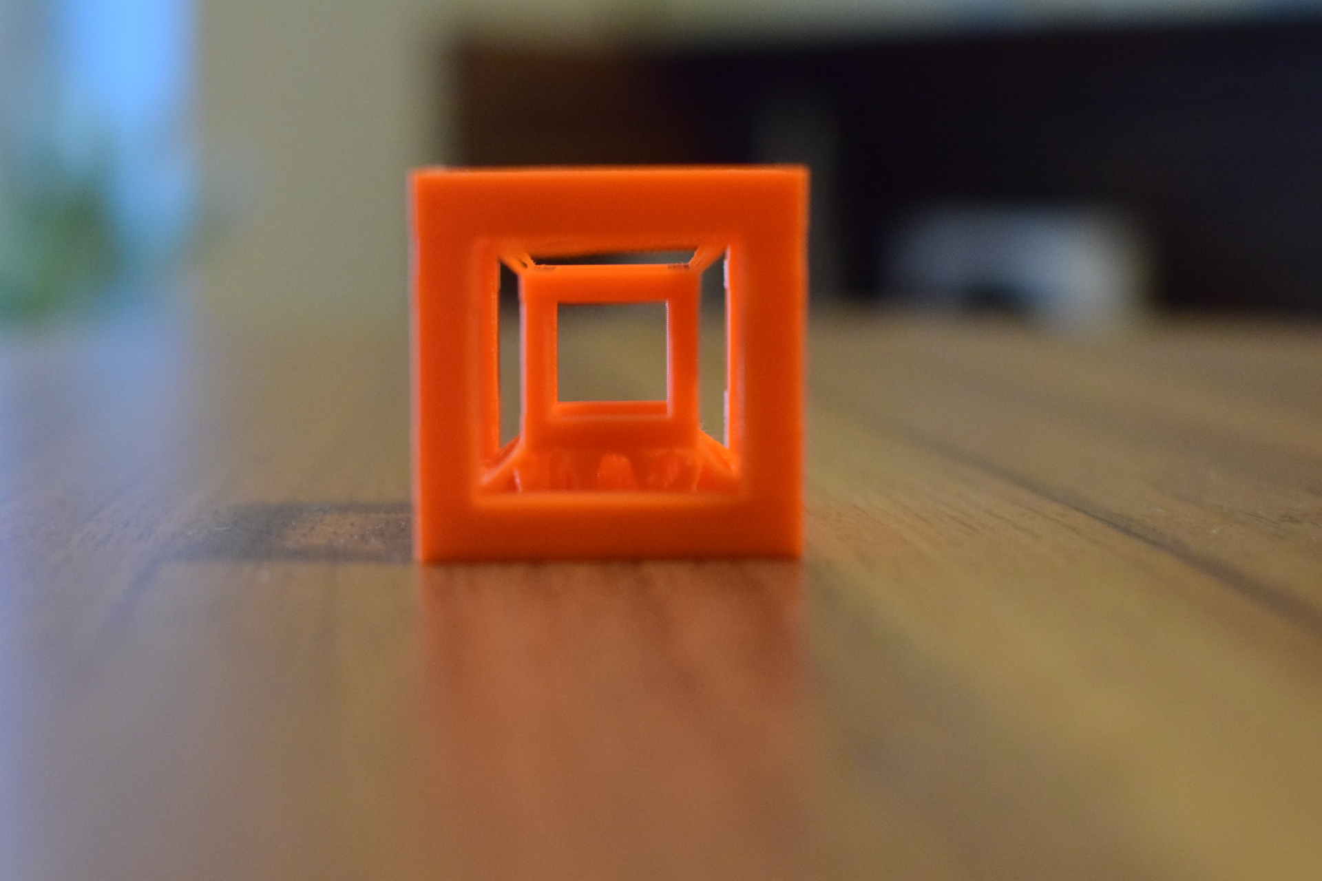 Cube calibration test.