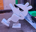 Ramp Walker Rabbit Toy w/glasses