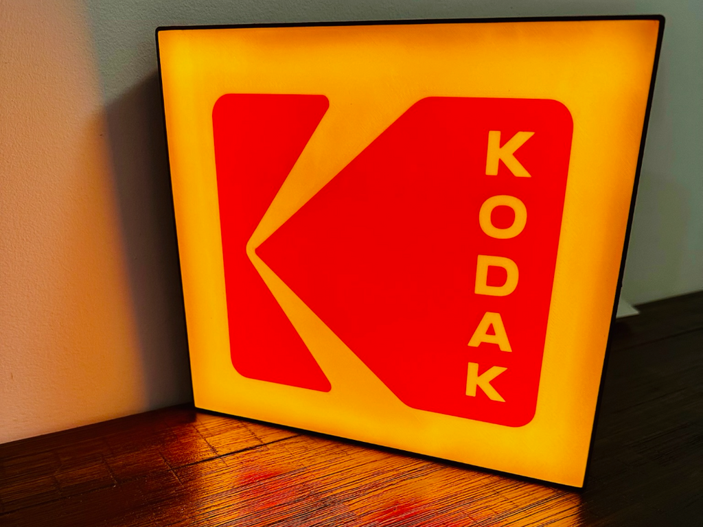 Light up Logo: Kodak - Photography Brand Icon!