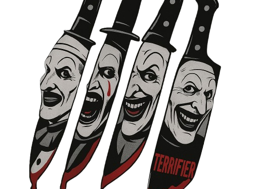 Terrifier Horror Knives Wallart