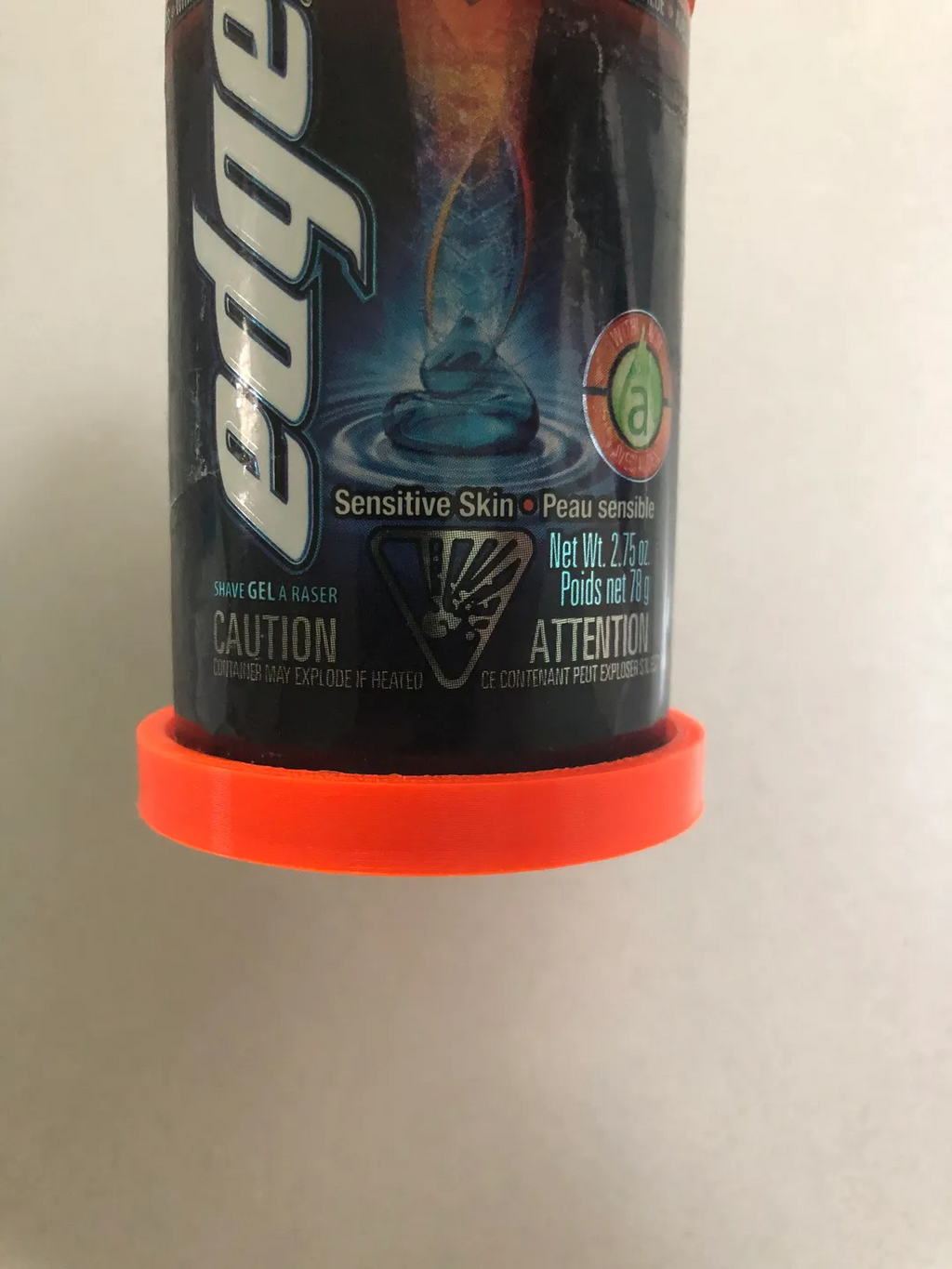 Shaving Gel / Can Bottom Cover (No Rust Stains)