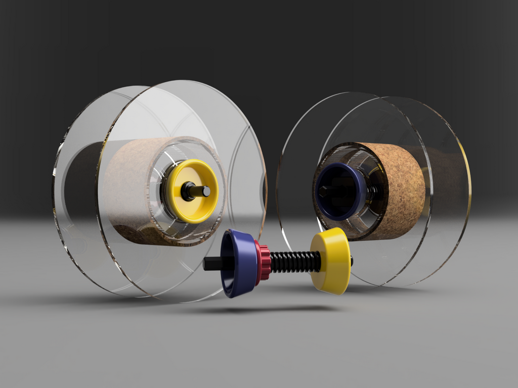 Spool winder for cordless screwdriver