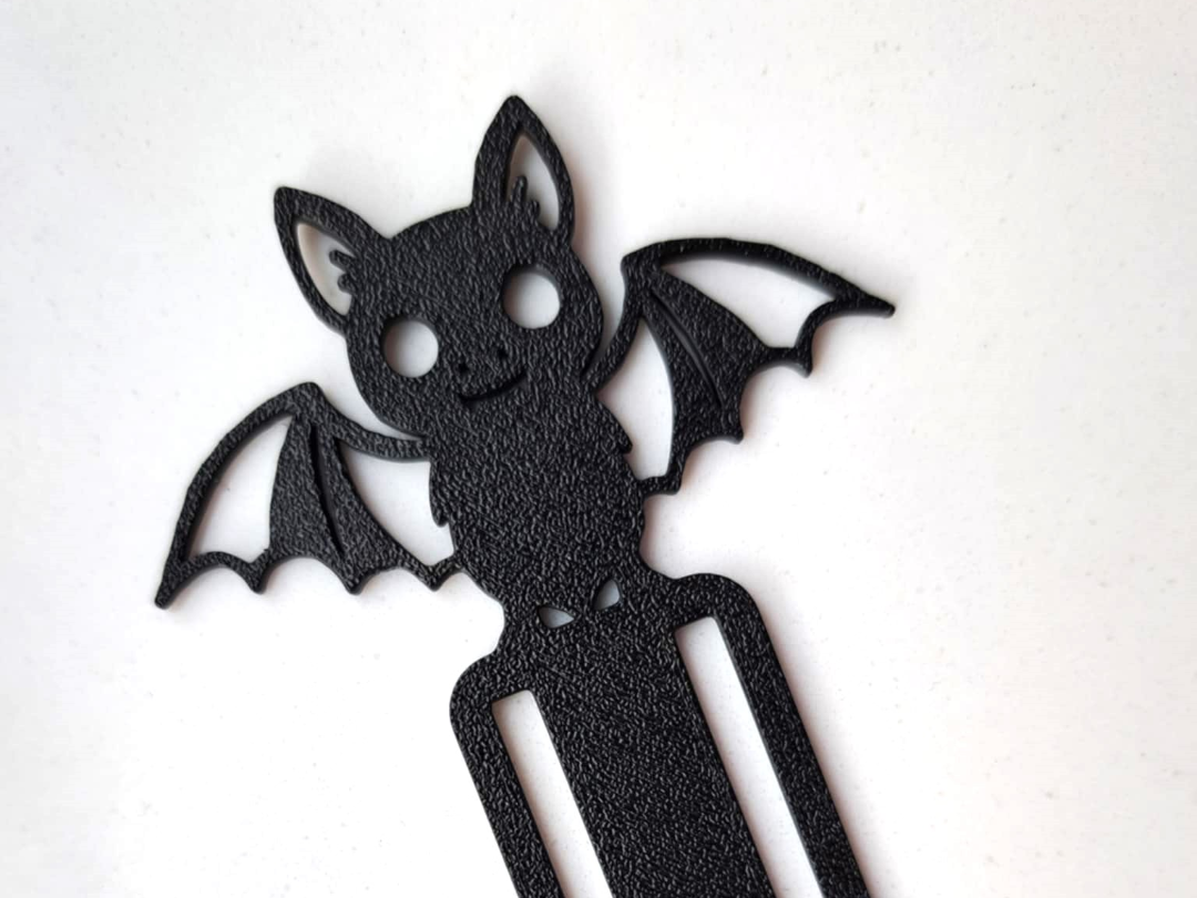 Cute bat bookmark