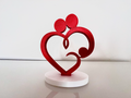 Heart statuette love