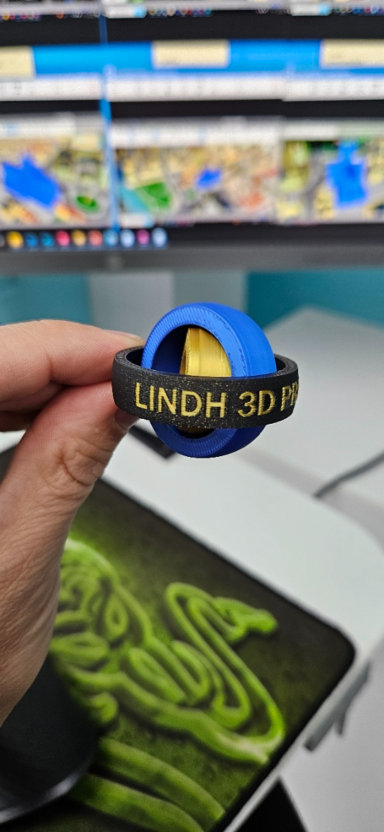 Gyro fidget keychain (perfect givaway)
